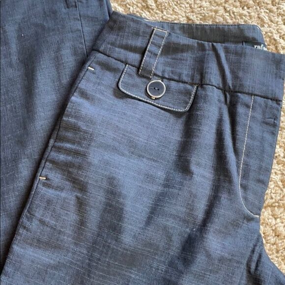 Rafaella Gray textured pattern wide leg trouser - Picture 3 of 9